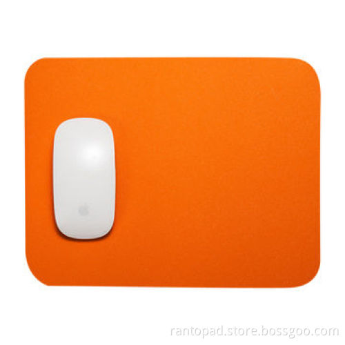 Mouse Pad with Resin Surface and Rubber Backing, Various Colors are Available